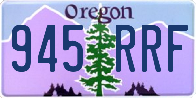 OR license plate 945RRF