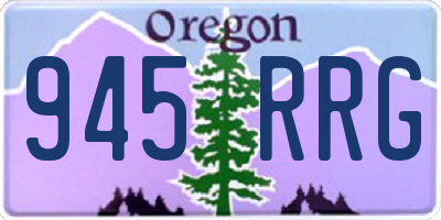 OR license plate 945RRG
