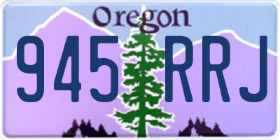 OR license plate 945RRJ