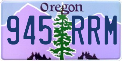 OR license plate 945RRM
