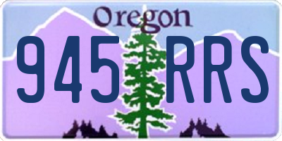 OR license plate 945RRS