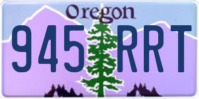 OR license plate 945RRT
