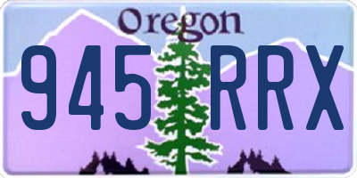 OR license plate 945RRX
