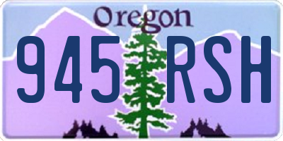 OR license plate 945RSH