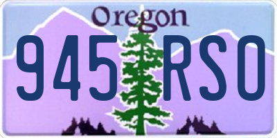 OR license plate 945RSO