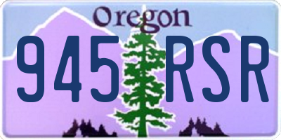 OR license plate 945RSR