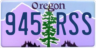 OR license plate 945RSS