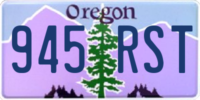 OR license plate 945RST