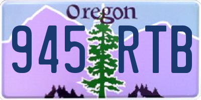 OR license plate 945RTB