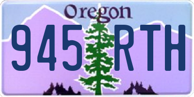 OR license plate 945RTH