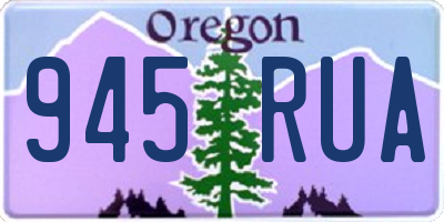 OR license plate 945RUA