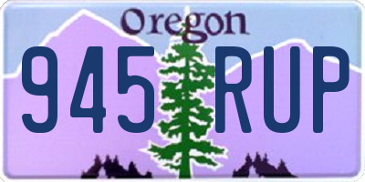 OR license plate 945RUP
