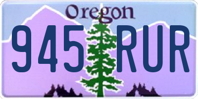 OR license plate 945RUR