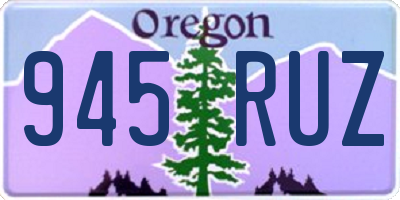 OR license plate 945RUZ