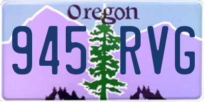OR license plate 945RVG