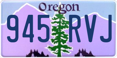 OR license plate 945RVJ
