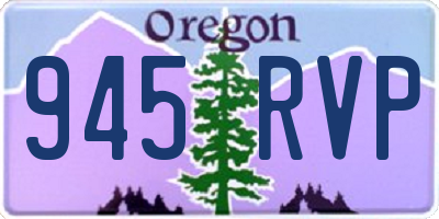 OR license plate 945RVP