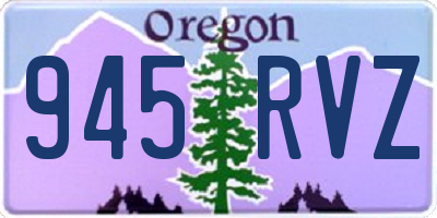 OR license plate 945RVZ