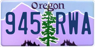 OR license plate 945RWA
