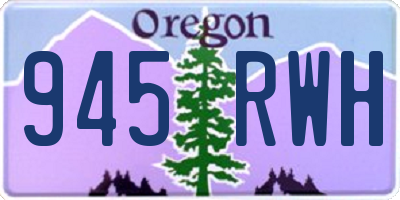 OR license plate 945RWH