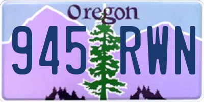 OR license plate 945RWN