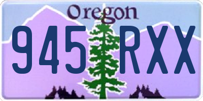 OR license plate 945RXX