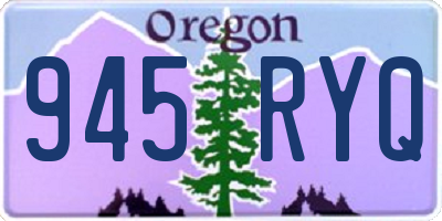 OR license plate 945RYQ