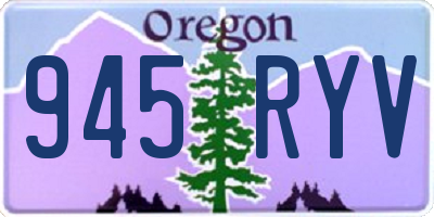 OR license plate 945RYV