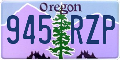 OR license plate 945RZP
