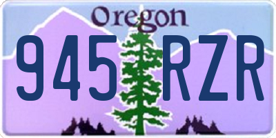 OR license plate 945RZR