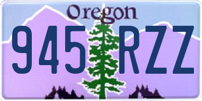 OR license plate 945RZZ