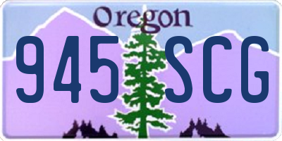 OR license plate 945SCG