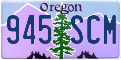 OR license plate 945SCM
