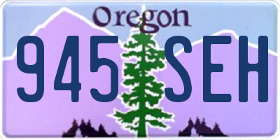 OR license plate 945SEH