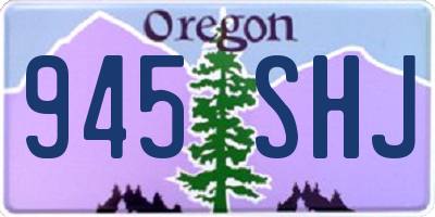 OR license plate 945SHJ