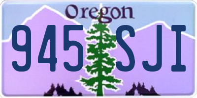 OR license plate 945SJI