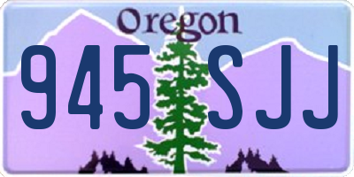 OR license plate 945SJJ