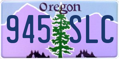 OR license plate 945SLC