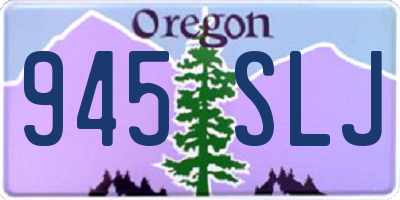 OR license plate 945SLJ