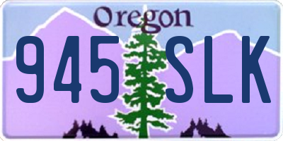 OR license plate 945SLK