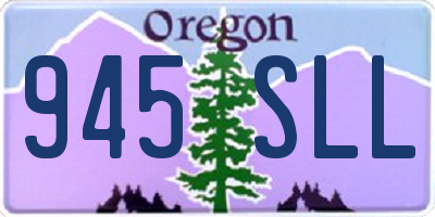 OR license plate 945SLL
