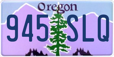 OR license plate 945SLQ