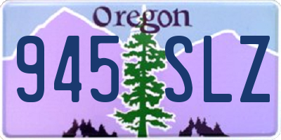 OR license plate 945SLZ
