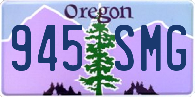 OR license plate 945SMG