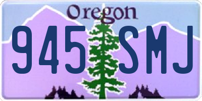 OR license plate 945SMJ