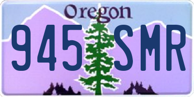 OR license plate 945SMR