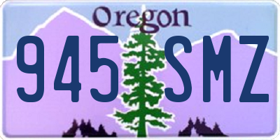 OR license plate 945SMZ
