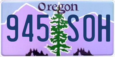 OR license plate 945SOH
