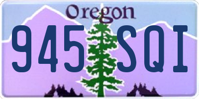 OR license plate 945SQI