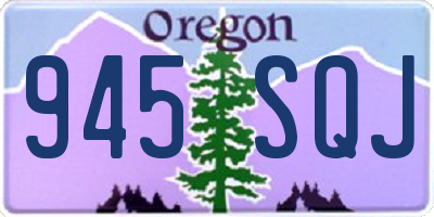 OR license plate 945SQJ